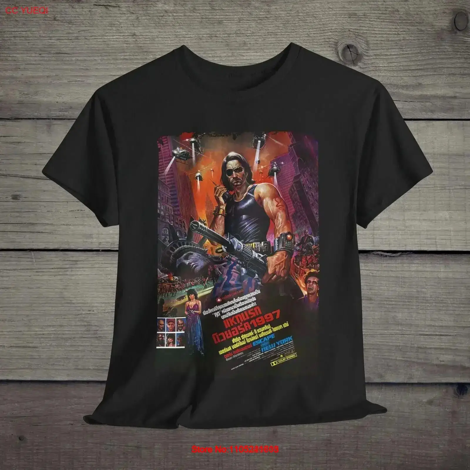 Men'S Fashion New York - Escape From New York rétro t-shirt