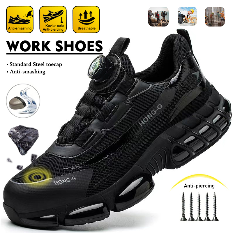Mens Fashion Trainers - Bottes de sécurité pour mineurs à