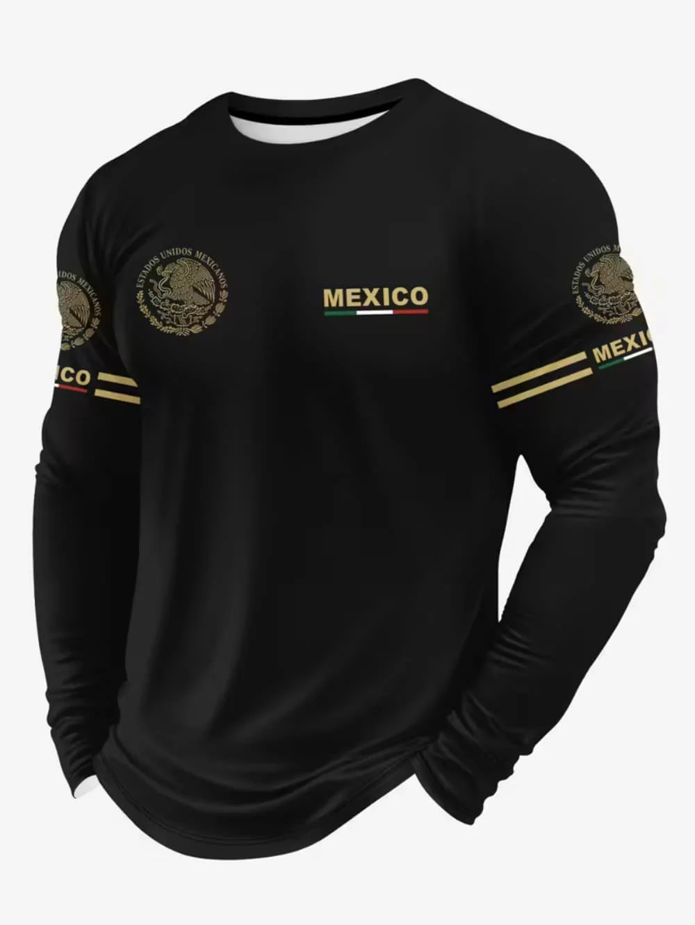 Men'S Fashion T Shirts - T-shirt imprimé aigle du Mexique pour