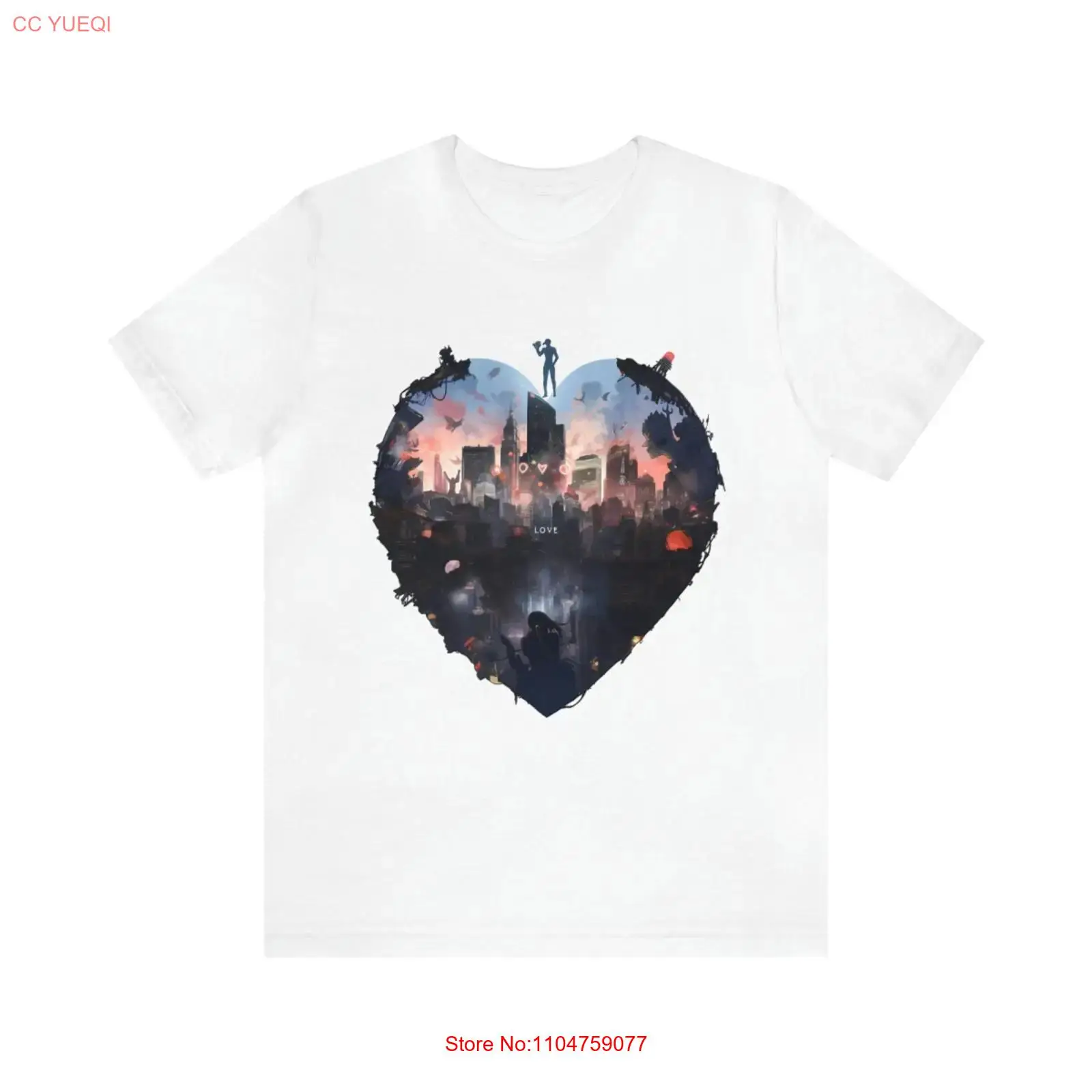 Men'S Fashion New York - T-shirt blanc I Heart New York