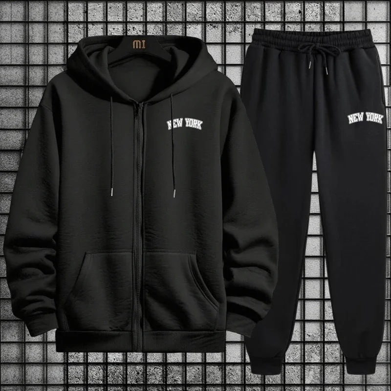 Mens Fashion Zip Up Hoodies - Survêtement Homme Qualité Supérieure Printemps 2026