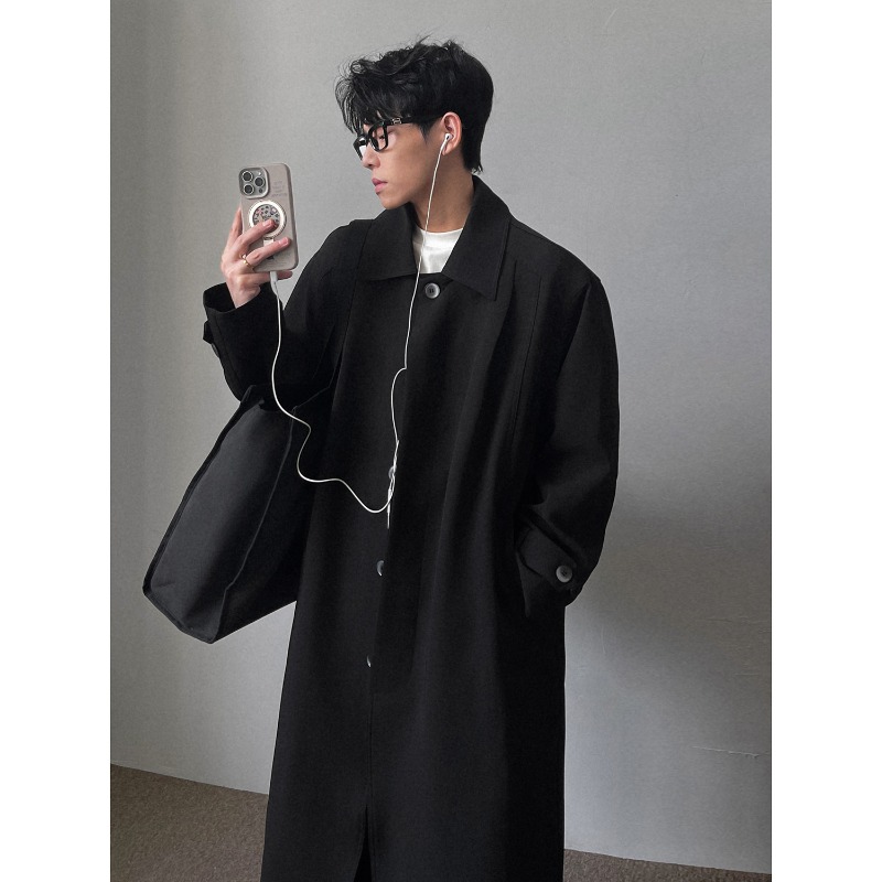 Manteau long minimaliste à bou - Men'S Fashion X avis et prix