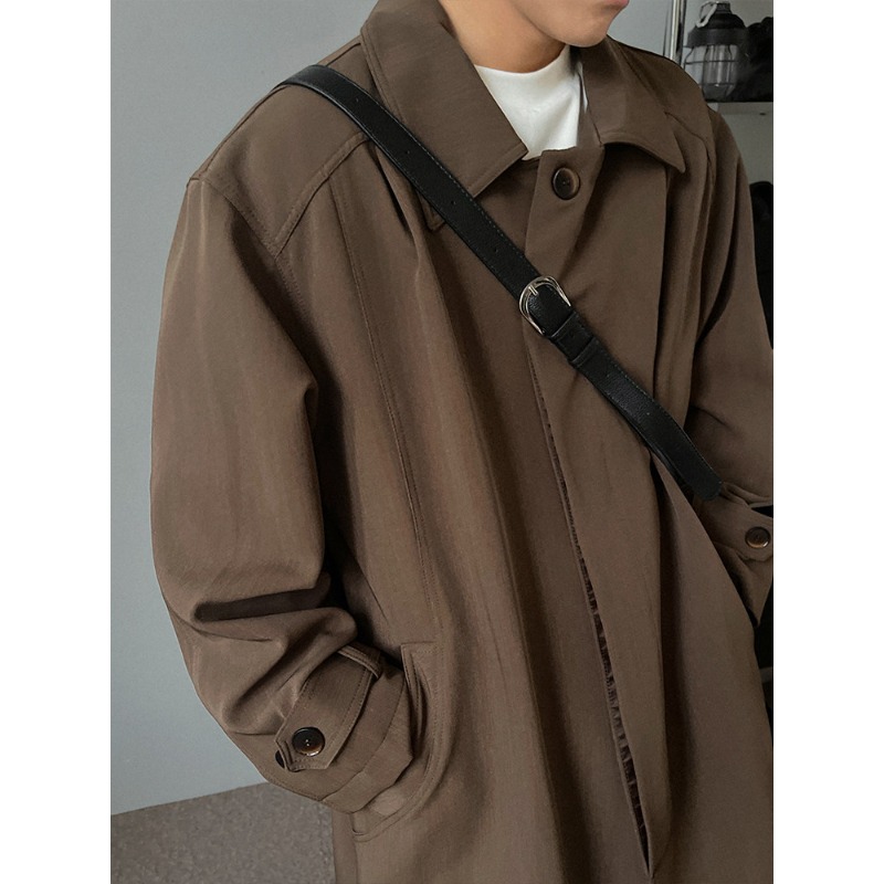 Manteau long minimaliste à bou - Men'S Fashion X avis et prix