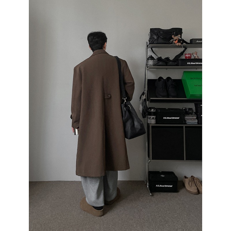 Manteau long minimaliste à bou - Men'S Fashion X avis et prix