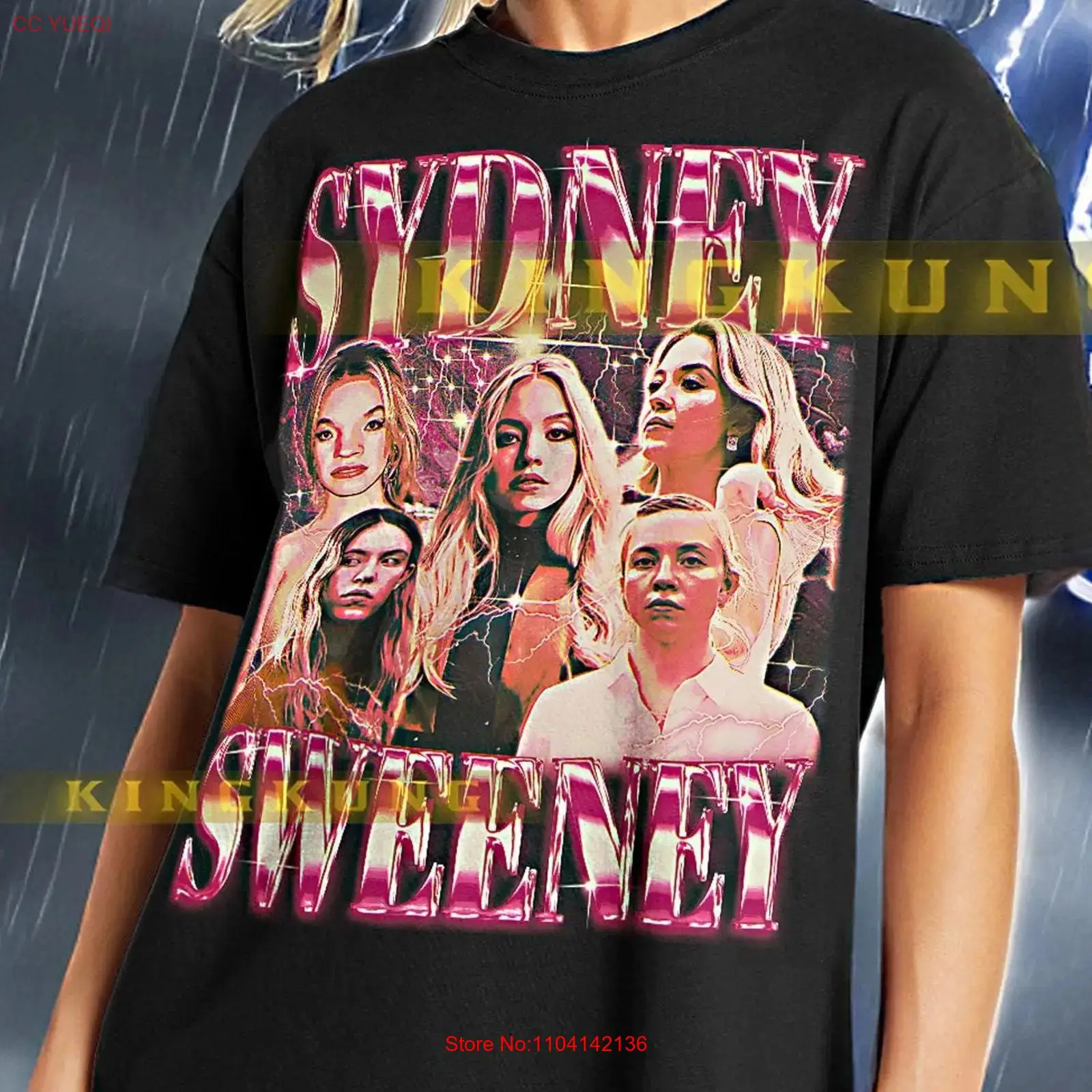 T-shirt SYDNEY SWEENEY Vintage - Men'S Fashion Sydney avis et prix