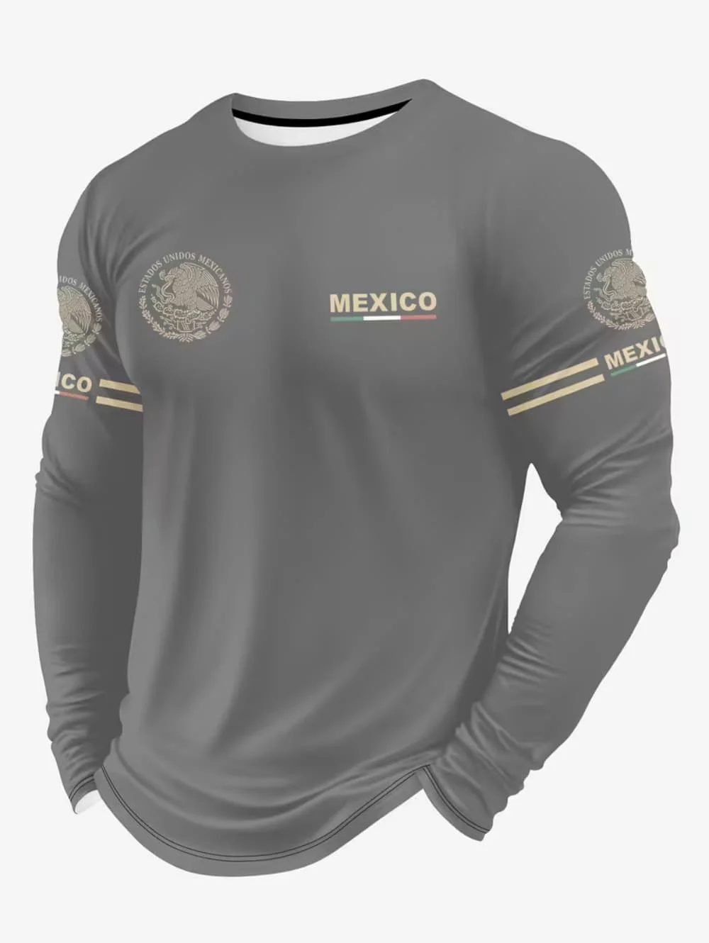 T-shirt imprimé aigle du Mexiq - Men'S Fashion T Shirts avis et prix
