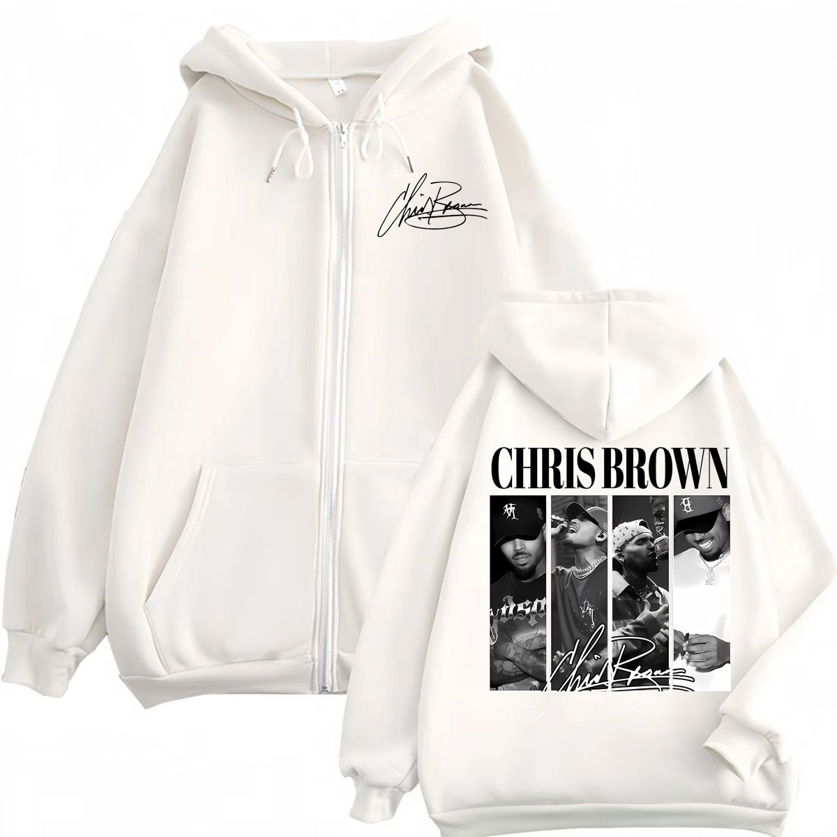 Sweat-shirt à capuche avec fer - Mens Fashion Zip Up Hoodies avis et prix