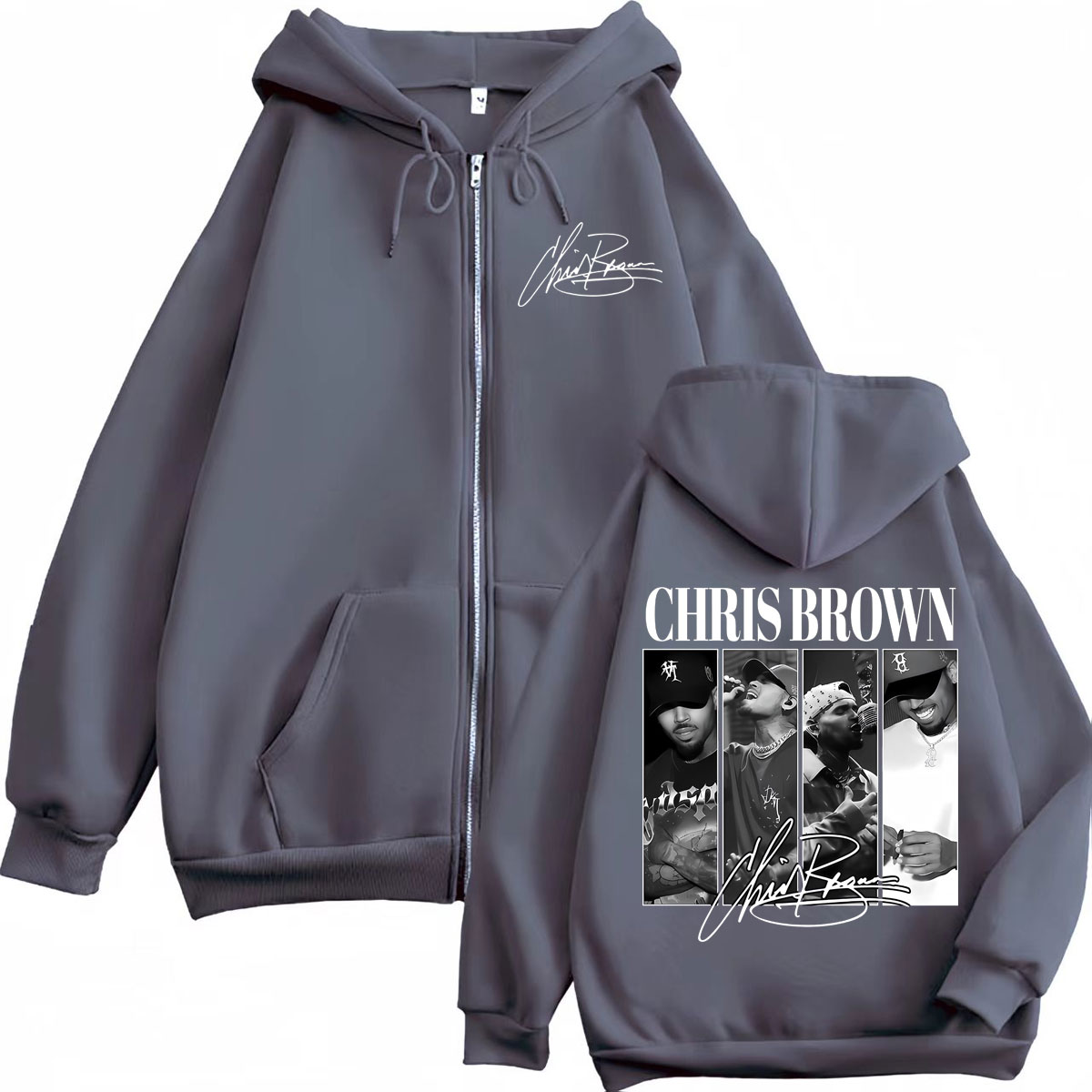 Sweat-shirt à capuche avec fer - Mens Fashion Zip Up Hoodies avis et prix