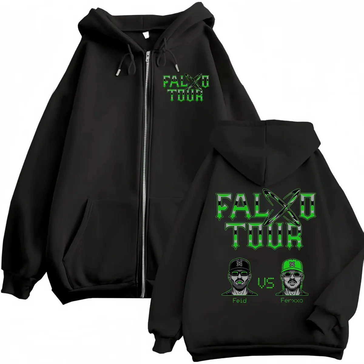 Sweat à capuche zippé Feid Vs  - Mens Fashion Zip Up Hoodies avis et prix