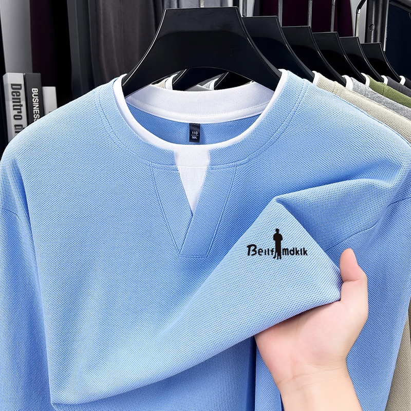 T-shirt homme 100% coton, faux - Mens Fashion Clothes avis et prix
