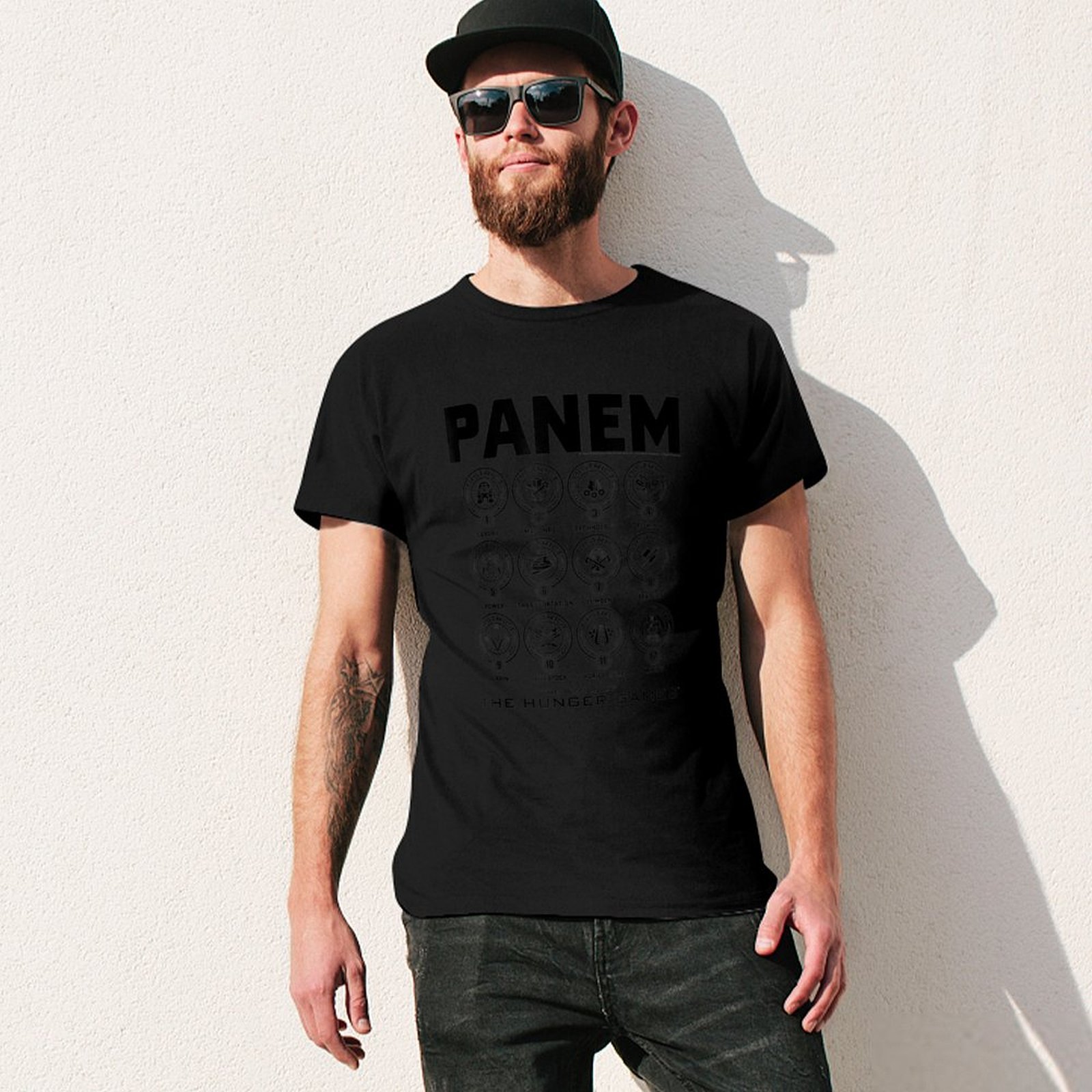 T-shirt rétro avec l’affiche p - Poster Men Fashion avis et prix