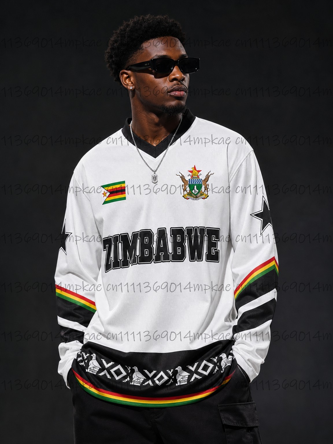 T-shirt à manches longues col  - Men'S Fashion T Shirts avis et prix